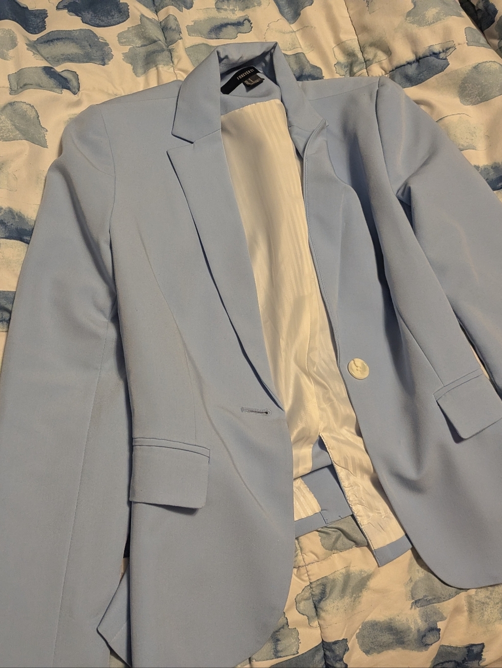 Vintage Forever 21 Light Blue Blazer